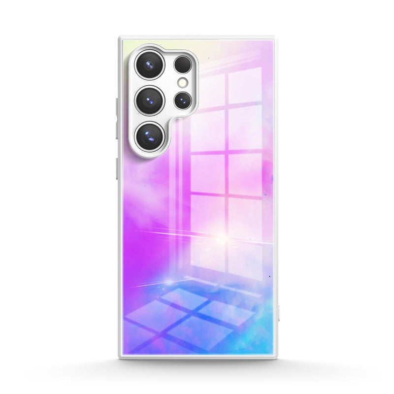 Roze Paarse Fantasie - Samsung Hoesje