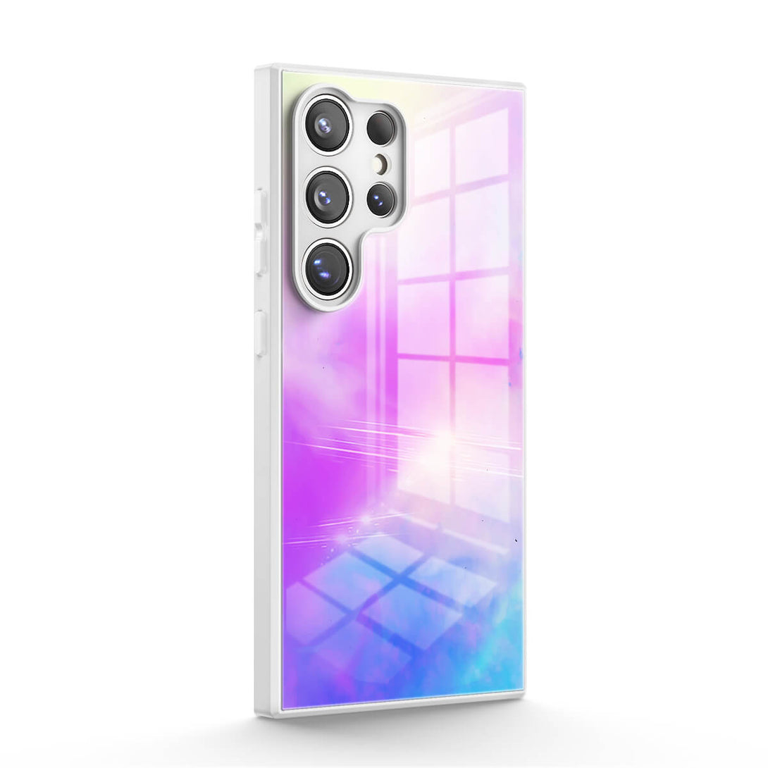Roze Paarse Fantasie - Samsung Hoesje