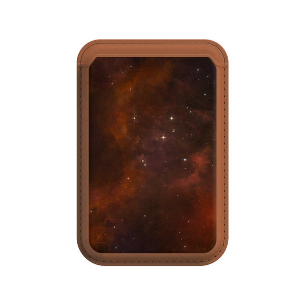 Nebula Smoke - Leren portemonnee voor iPhone