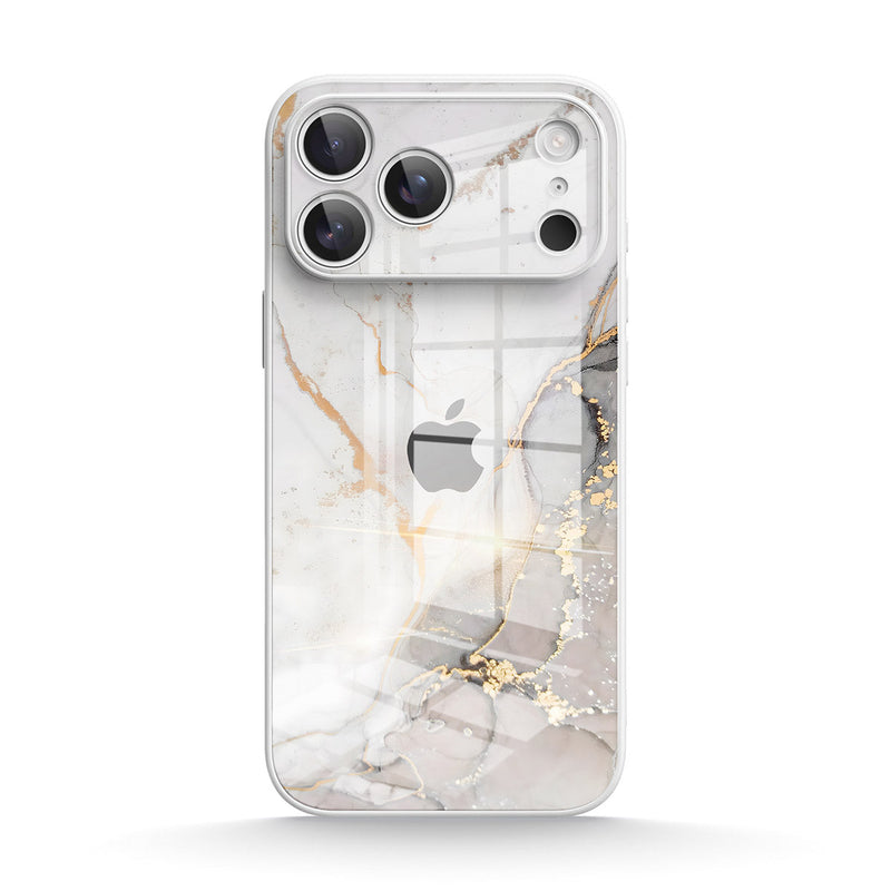 Gray Gold Sand - iPhone Glass Case