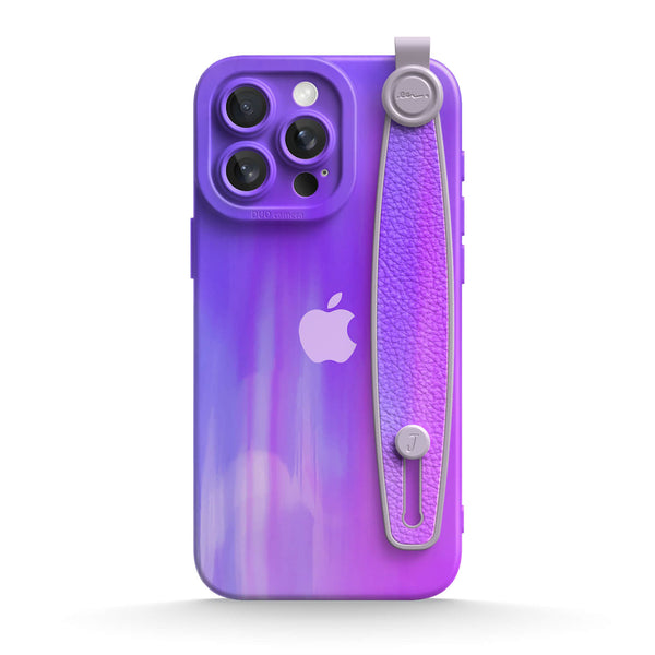 Streamer Purple - iPhone Wrist Strap Case