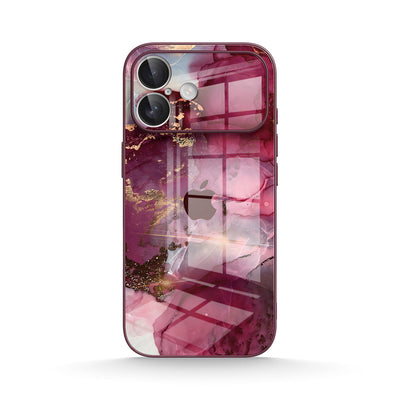 Red Yarn Jade - iPhone Glass Case