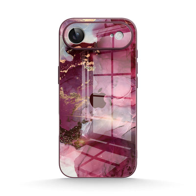 Red Yarn Jade - iPhone Glass Case