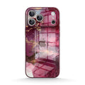 Red Yarn Jade - iPhone Glass Case
