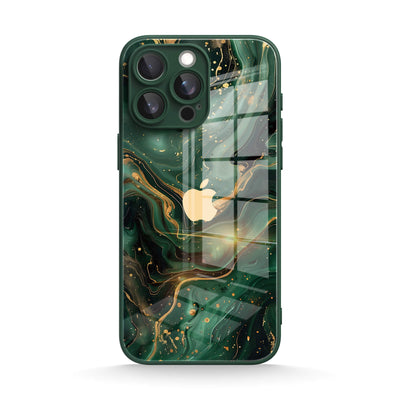 Gilded Green - iPhone Glass Case