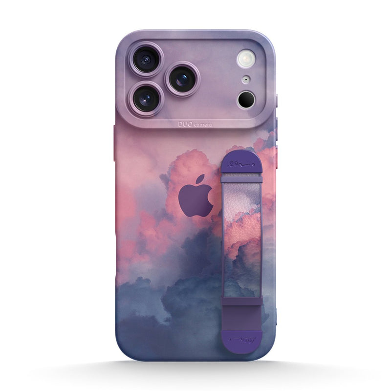 Pink Clouds - iPhone Wrist Strap Case
