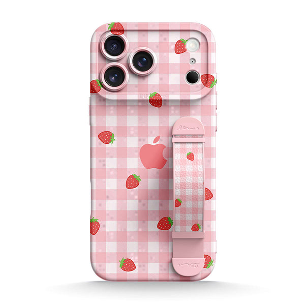 Sweet Strawberry - iPhone Wrist Strap Case
