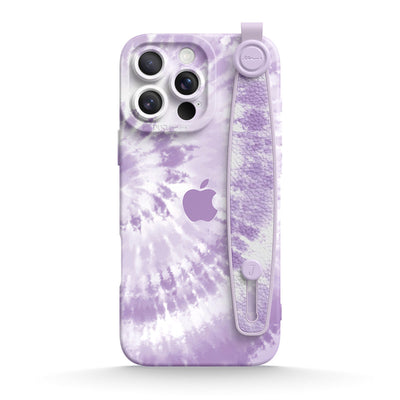 Lilac Ripples - iPhone Wrist Strap Case
