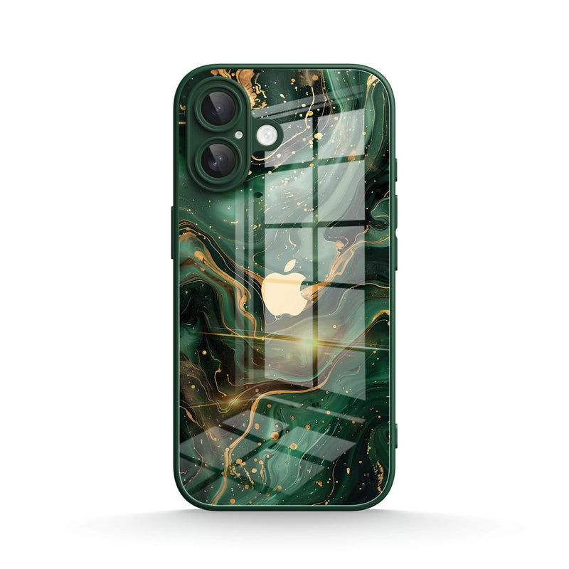 Gilded Green - iPhone Glass Case