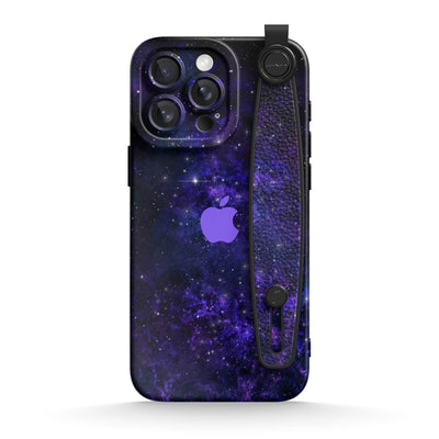 Purple Planet - iPhone Wrist Strap Case
