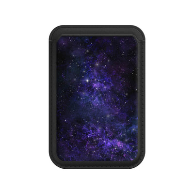 Purple Planet - iPhone Leather Wallet