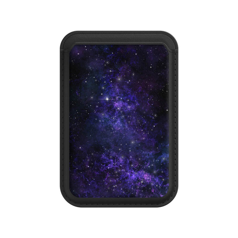 Purple Planet - iPhone Leather Wallet