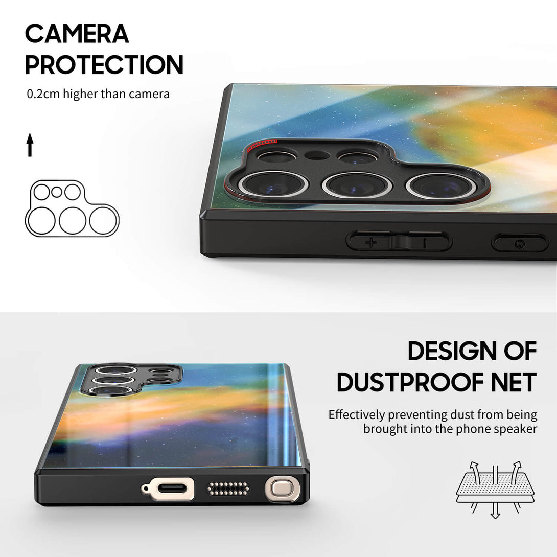 Turkooise nevel - Samsung hoesje