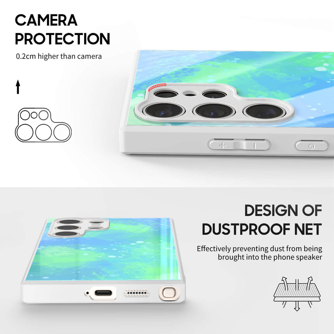 Blue White - Samsung Case