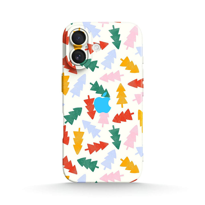 Colorful Christmas Tree - iPhone Case