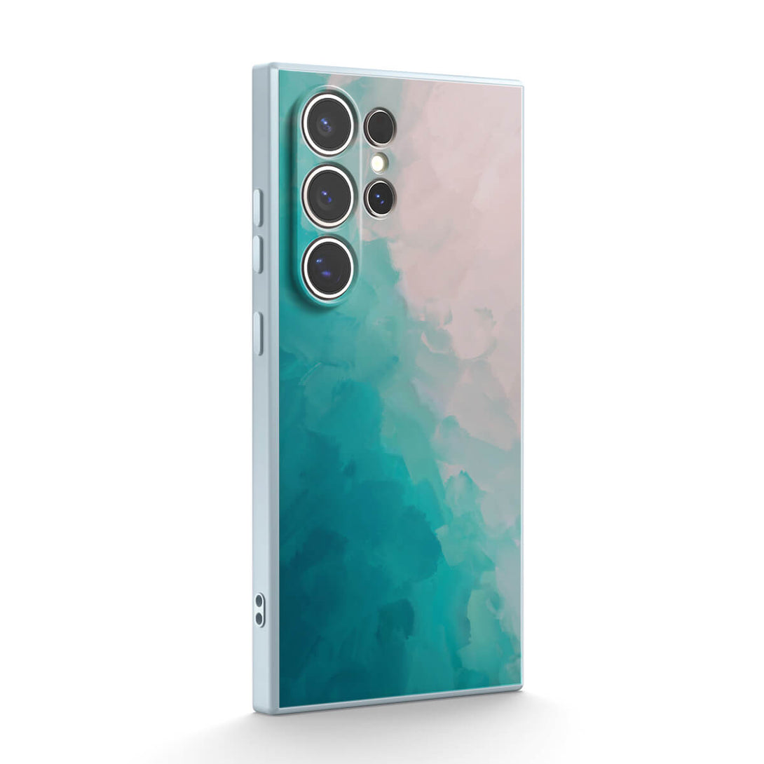 Groen Wit - Samsung hoesje