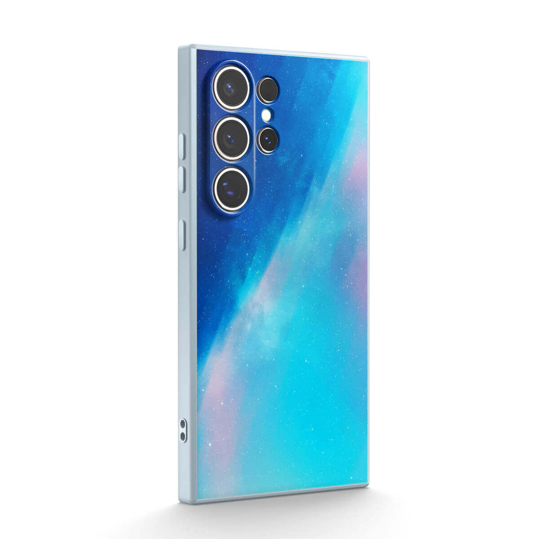 Blauw lichtgradiënt - Samsung hoesje