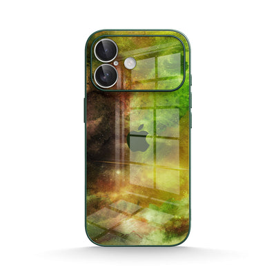 Yellow-Green Nebula - iPhone Glass Case