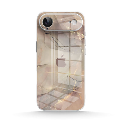 Elegant Brown - iPhone Glass Case