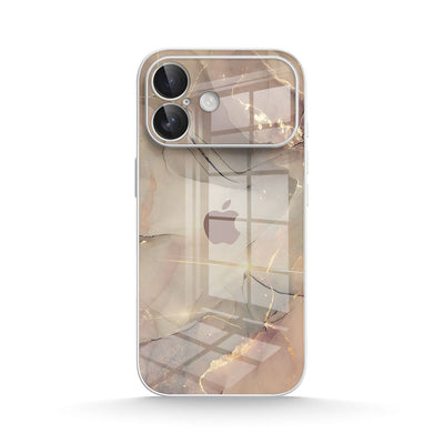 Elegant Brown - iPhone Glass Case
