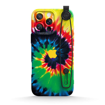 Vibrant Flow - iPhone Wrist Strap Case