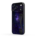 Purple Planet - iPhone Wrist Strap Case