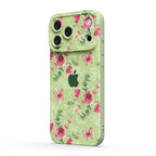 Butterfly Among Flowers - iPhone Silicone Case