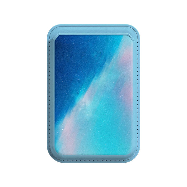 Blue Light Gradient - iPhone Leather Wallet