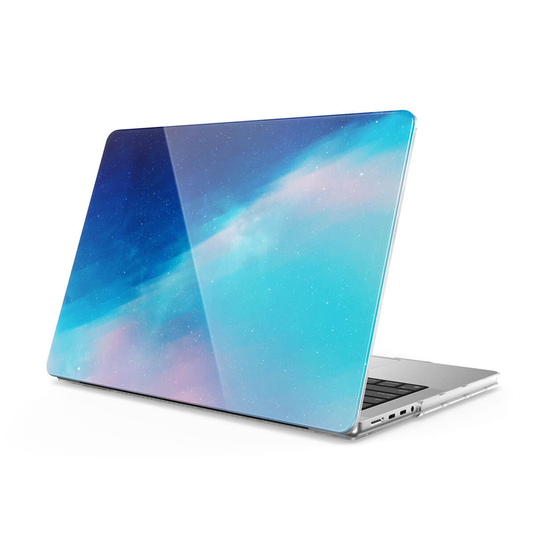 Blauw lichtgradiënt - MacBook-hoesje