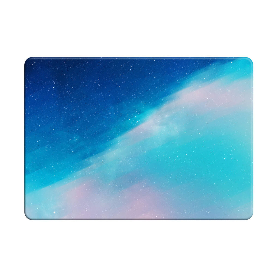 Blauw lichtgradiënt - MacBook-hoesje