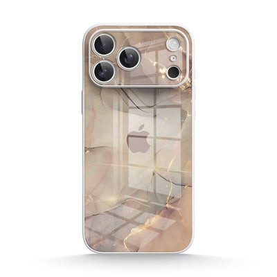 Elegant Brown - iPhone Glass Case