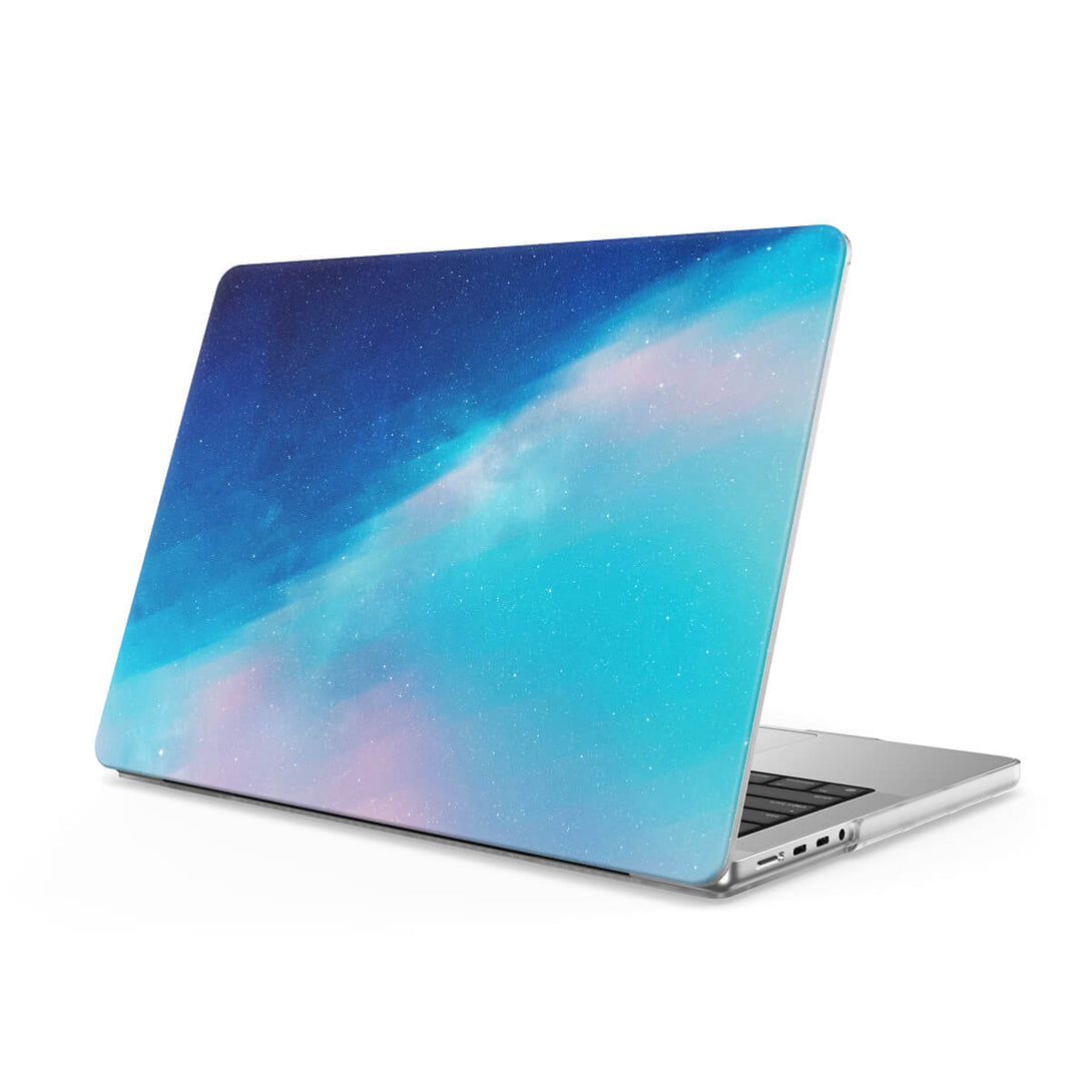Blauw lichtgradiënt - MacBook-hoesje