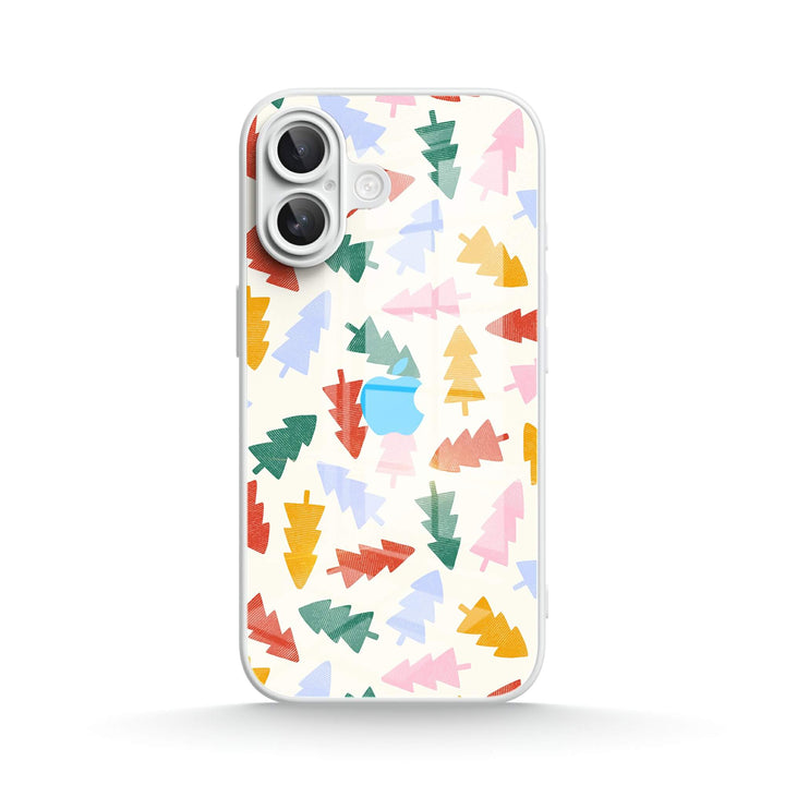 Colorful Christmas Tree - iPhone Case