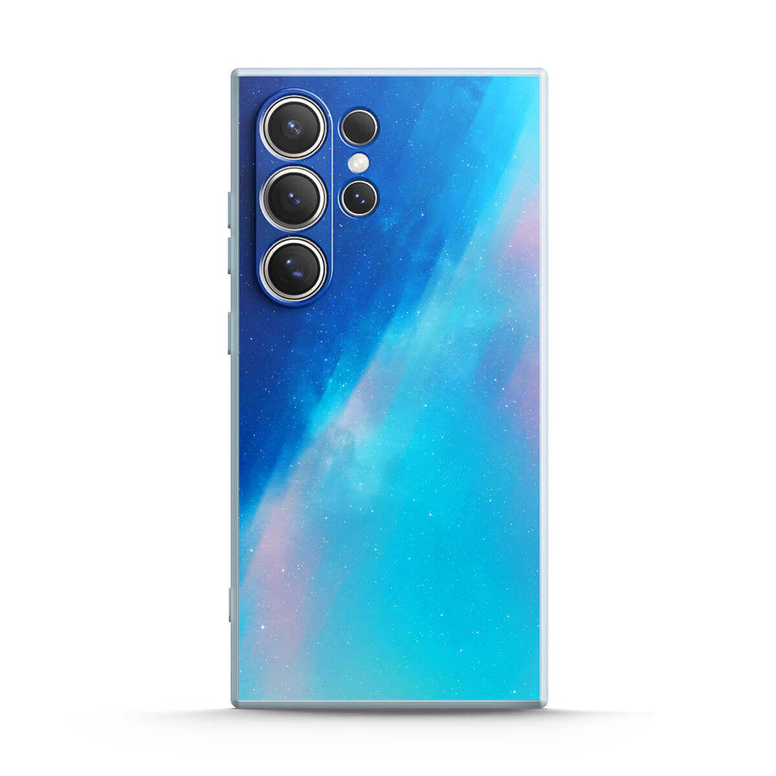 Blauw lichtgradiënt - Samsung hoesje