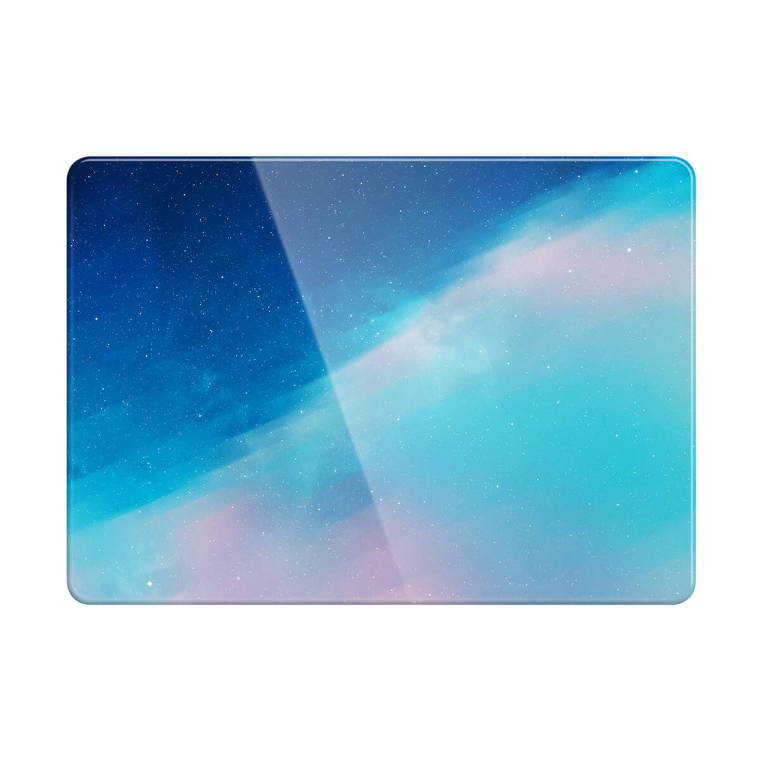 Blauw lichtgradiënt - MacBook-hoesje