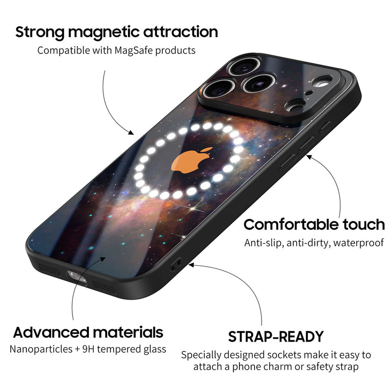 Psychedelic Purple World - iPhone Glass Case