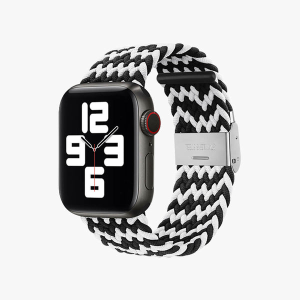 Black White - W Texture Watch Strap