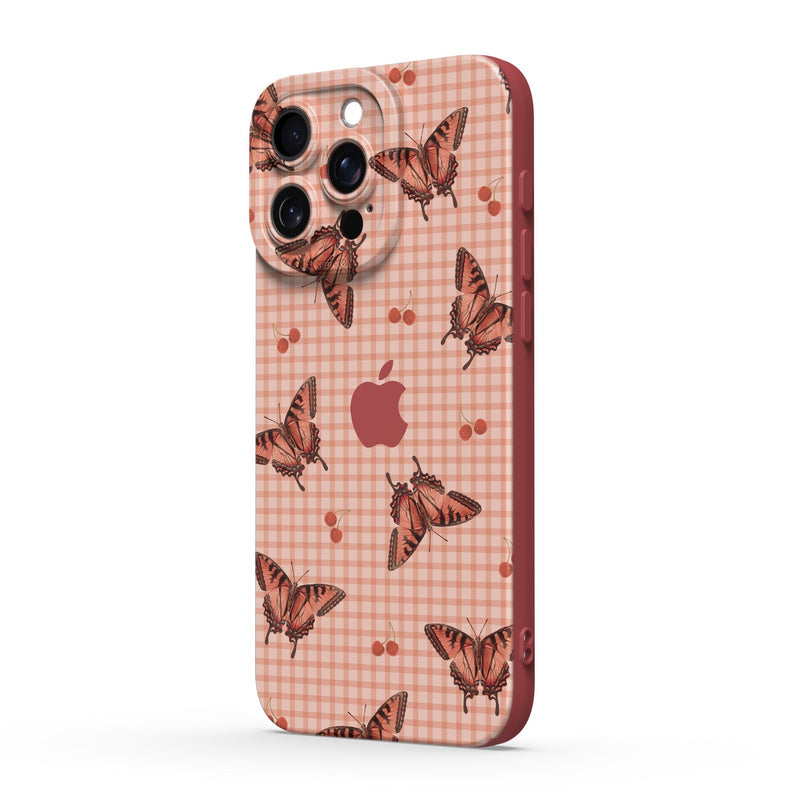 Dancing With Butterflies - iPhone Silicone Case