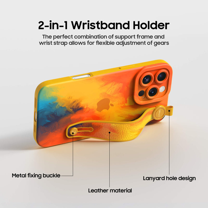 Graffiti Skateboard - iPhone Wrist Strap Case