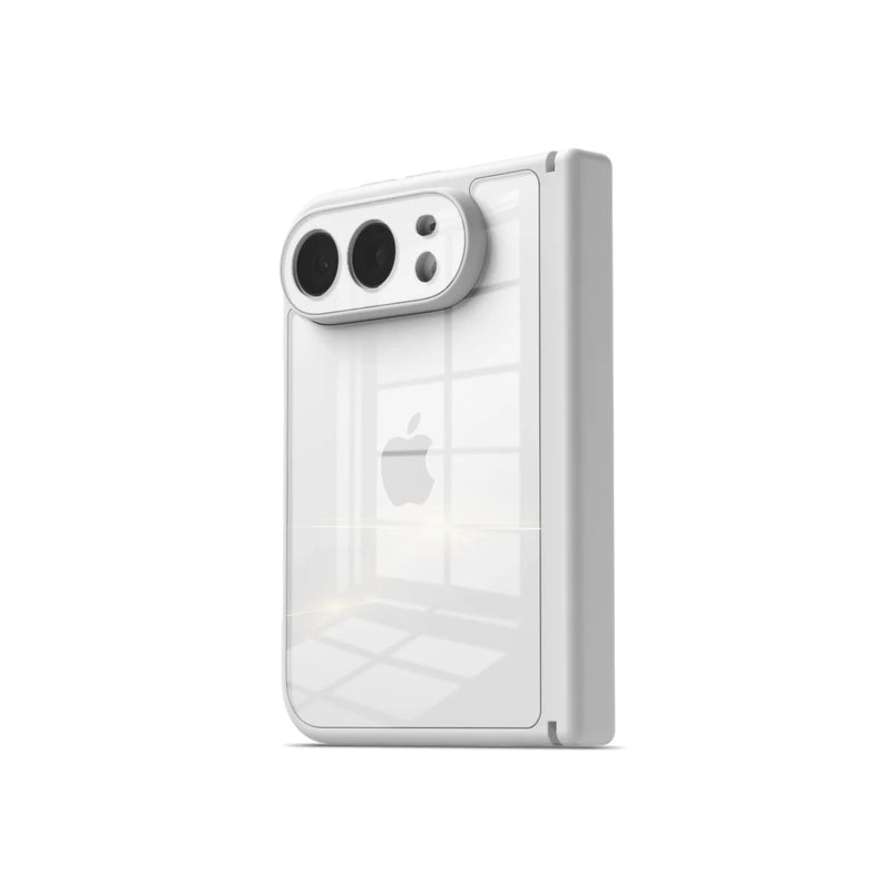 White - iPhone Glass Case