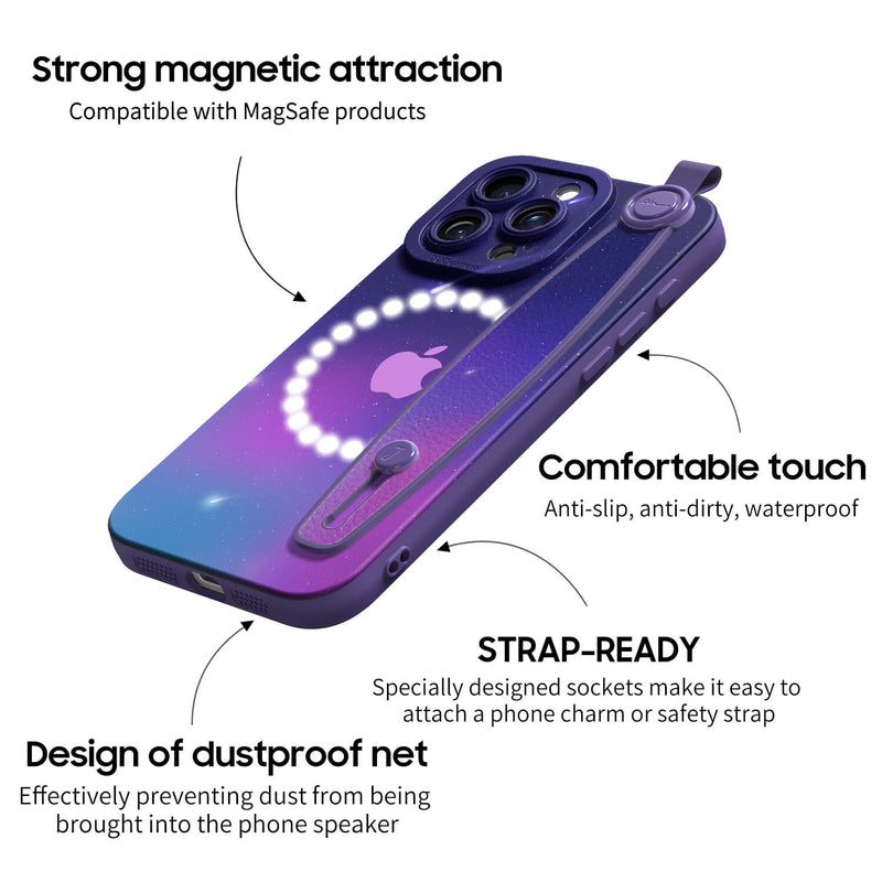 Ray Of Aurora - iPhone Wrist Strap Case