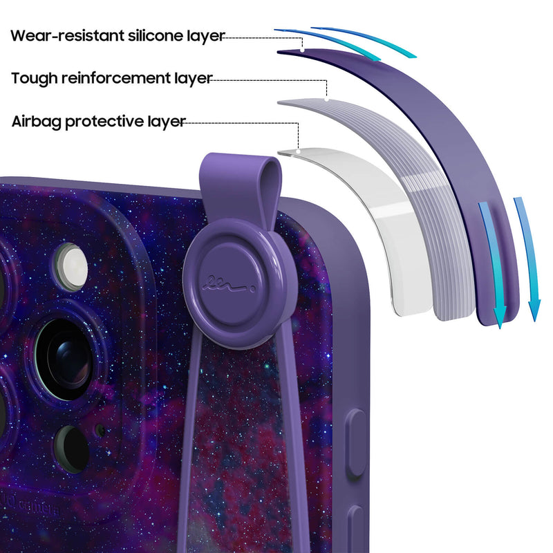 Interstellar Abyss - iPhone Wrist Strap Case