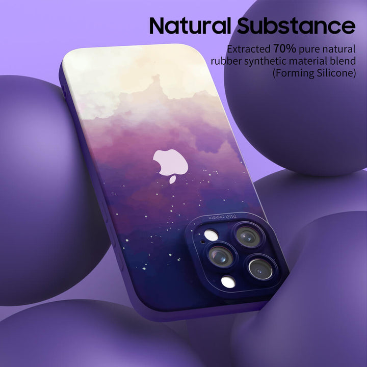 Astral Purple Blue - iPhone Case