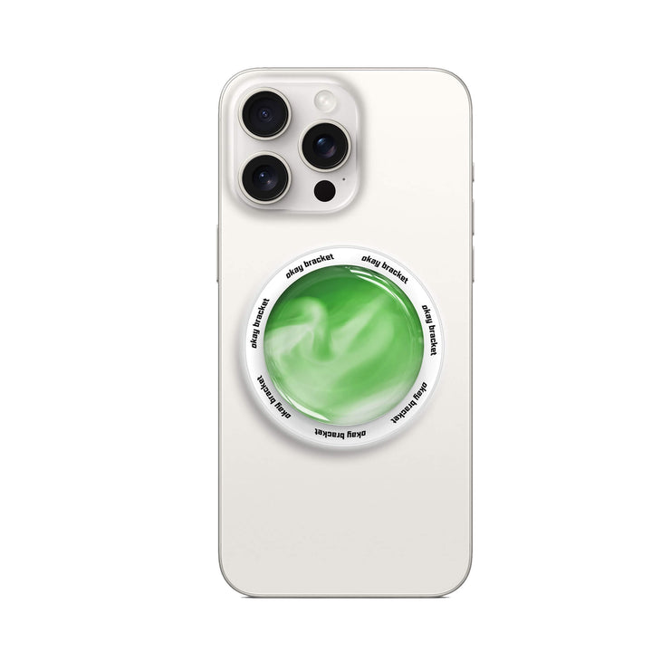 Green White - Air Bag Grip For MagSafe