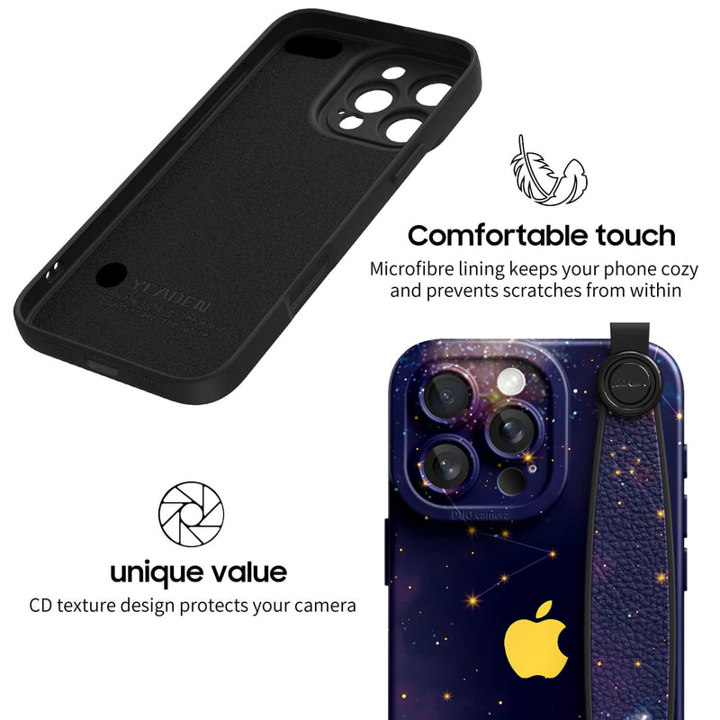 Astral Violet - iPhone Wrist Strap Case