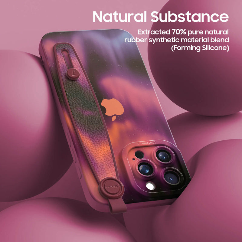 Ray Of Aurora - iPhone Wrist Strap Case