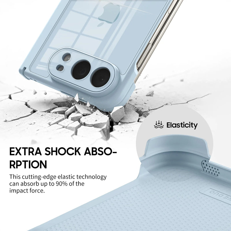 Blue Gray - iPhone Glass Case