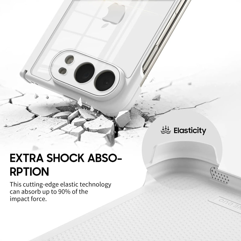 White - iPhone Glass Case