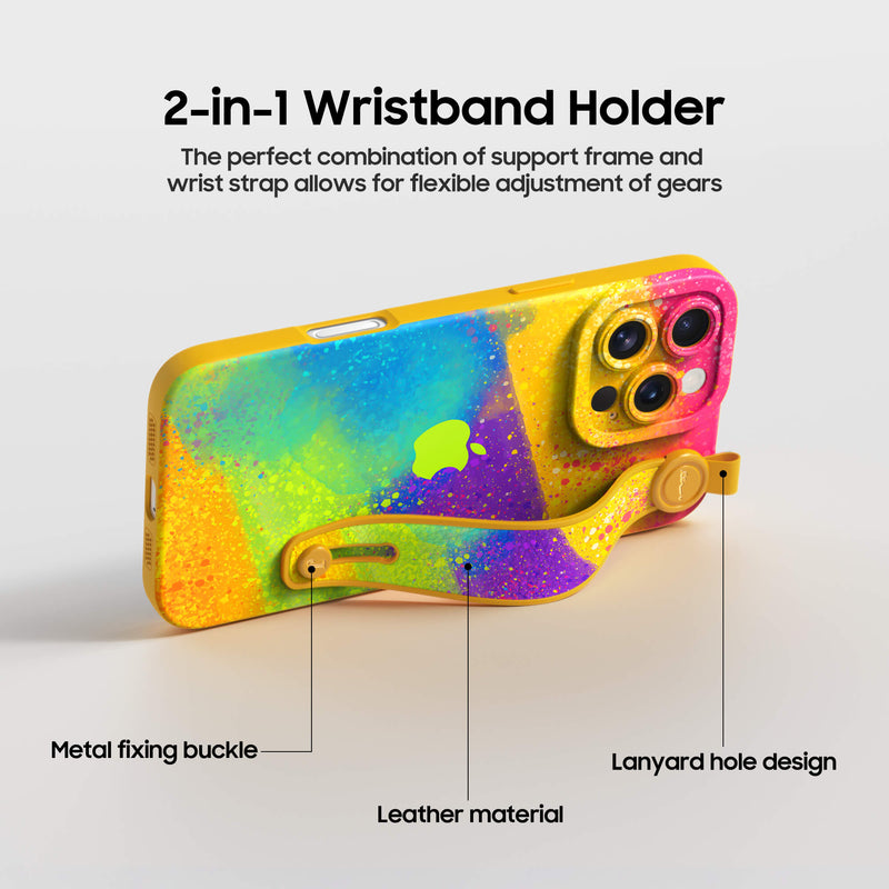 Rainbow Candy - iPhone Wrist Strap Case
