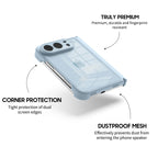 Blue Gray - iPhone Glass Case